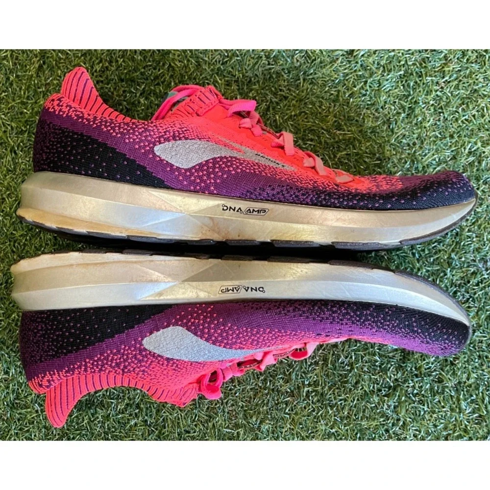 Brooks Levitate 2 1202791B678 Women's 8.5 Running Shoes‎ Orange Plum Sneakers